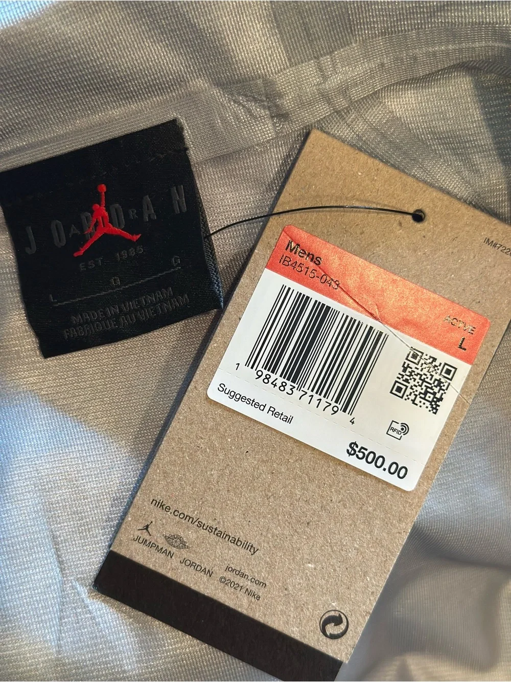 Jordan Men’s Multicolor GORE-TEX Performance Hooded Jacket BNWT $500retail Large